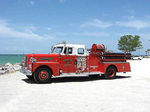 The real truck at the Venice Jetties (Intracoastal waterway) Sarasota County.