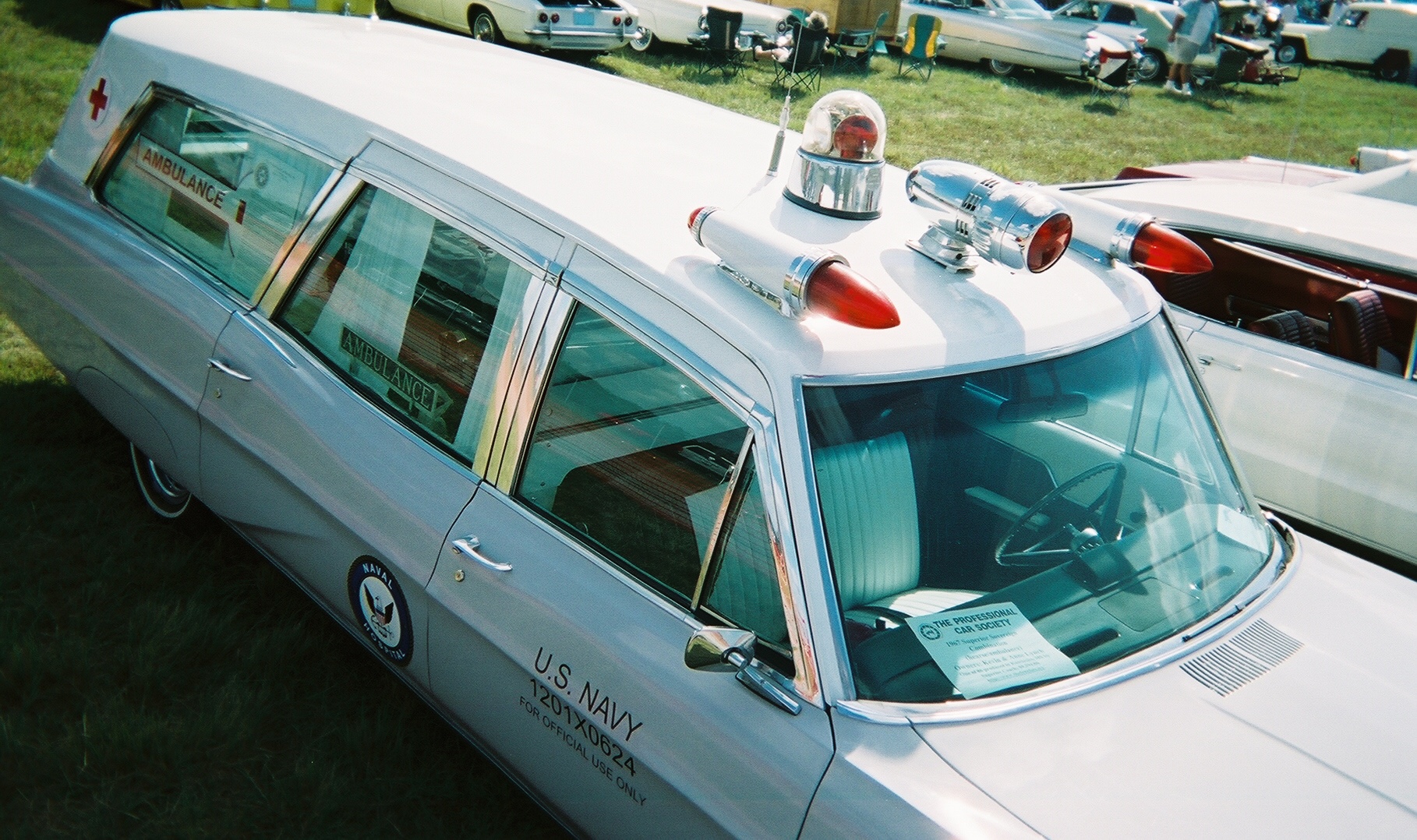 Taken at the semi-annual Zephyrhills car show.  This car was sold to a funeral director in Gulfport, MS and left FL the day before I flew to Savana to pick up the 67 Pirsch fire engine (see page)