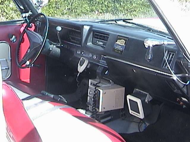 The interior was in great shape when I purchased the rig in Mobile, AL (c. 1999).  I added period-correct communication and emergency equipment.